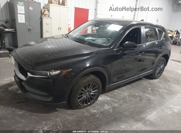JM3KFBCM2M0361759 2021 MAZDA CX-5 Black Առջևի ձախ երեք քառորդ տեսարան