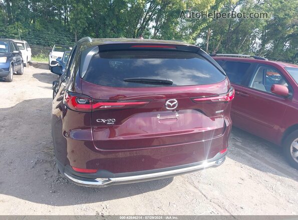 JM3KKEHD4R1169167 2024 MAZDA CX-90 Maroon 