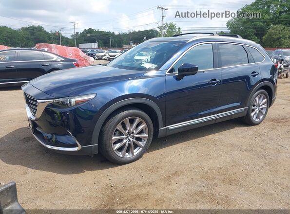 JM3TCBDY8N0629004 2022 MAZDA CX-9 Dark Blue წინა მარცხენა ხედი სამი მეოთხედიდან