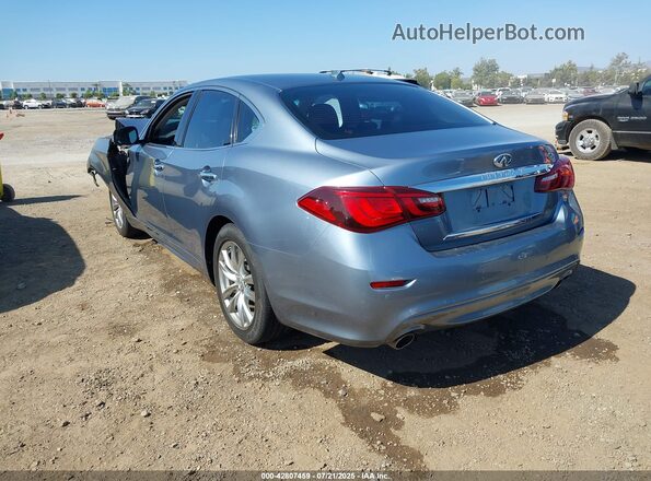 JN1BY1AP9JM180112 2018 INFINITI Q70 Blue Задня ліва чверть
