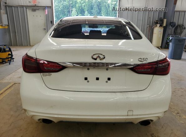 JN1EV7AP7MM700174 2021 INFINITI Q50 White Widok z tyłu