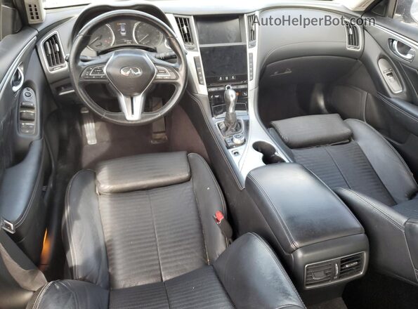 JN1EV7AP9KM541848 2019 INFINITI Q50 Black Вид панелі приладів
