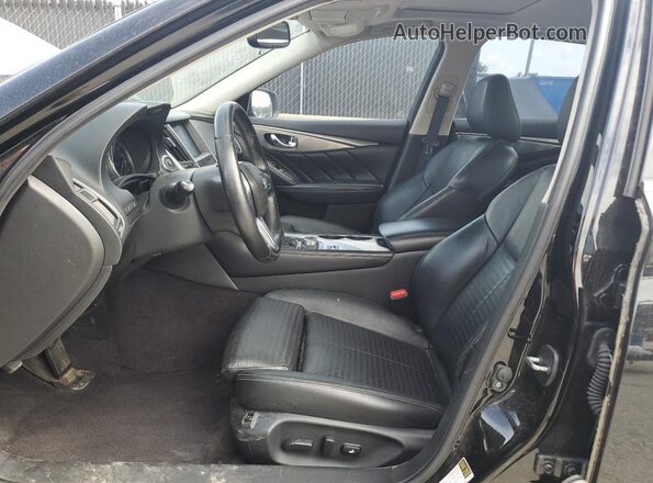 JN1EV7AP9KM541848 2019 INFINITI Q50 Black Вид салону спереду