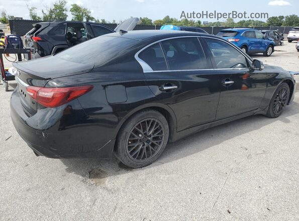 JN1EV7AP9KM541848 2019 INFINITI Q50 Black Задня права чверть