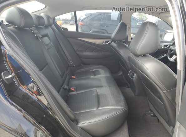JN1EV7AP9KM541848 2019 INFINITI Q50 Black Вид задніх сидінь
