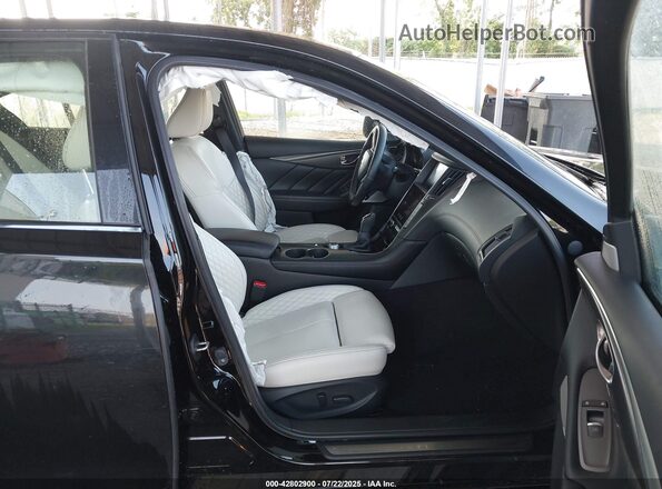 JN1FV7DR1MM880558 2021 INFINITI Q50 Black წინა სალონის ხედი