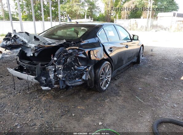 JN1FV7DR1MM880558 2021 INFINITI Q50 Black უკანა მარჯვენა