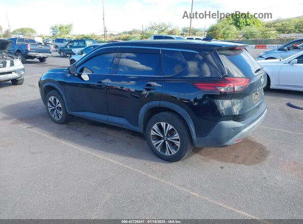 JN8AT3BAXMW024137 2021 NISSAN ROGUE Black უკანა მარცხენა