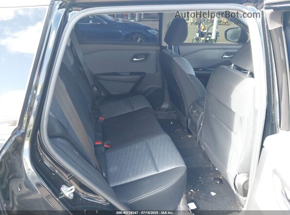 JN8AT3BAXMW024137 2021 NISSAN ROGUE Black VIN კოდის სტიკერის ხედი