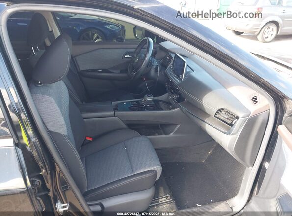 JN8AT3BAXMW024137 2021 NISSAN ROGUE Black წინა სალონის ხედი
