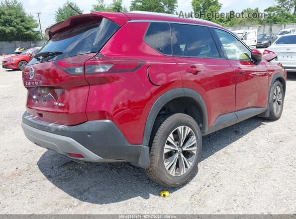 JN8AT3BB5MW213545 2021 NISSAN ROGUE Red Հետևի աջ