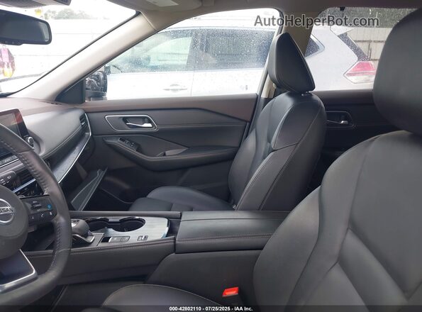 JN8AT3CA0MW019897 2021 NISSAN ROGUE Tan Widok wnętrza z przodu
