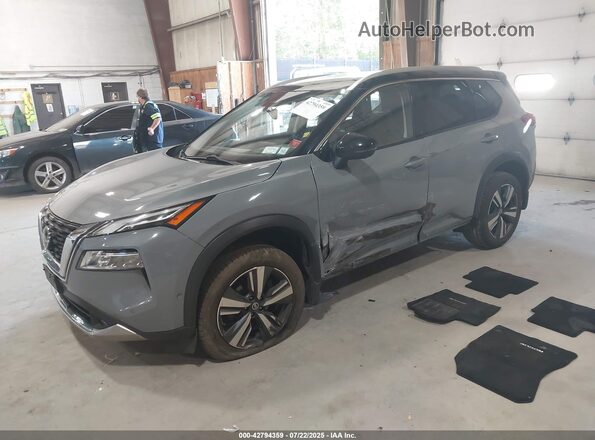 JN8AT3DD8MW308275 2021 NISSAN ROGUE Gray Front left