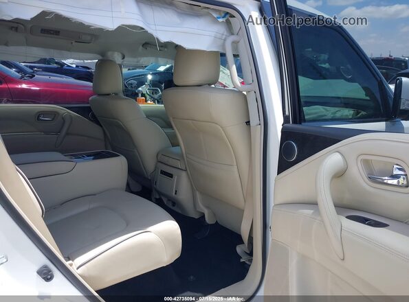 JN8AZ2AF3P9755257 2023 INFINITI QX80 White VIN կոդի պիտակի տեսք