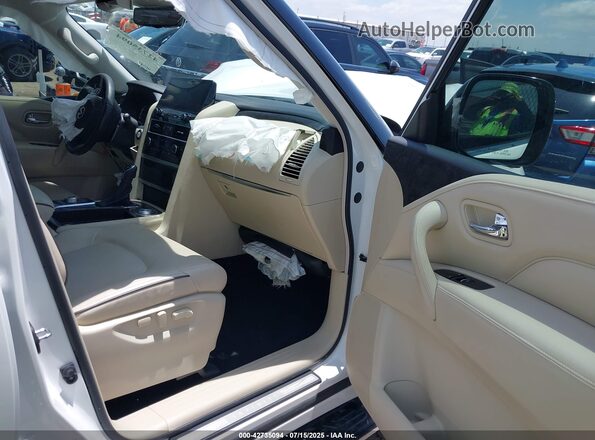 JN8AZ2AF3P9755257 2023 INFINITI QX80 White Սալոնի դիմացի տեսք