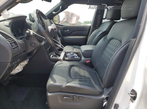 JN8AZ2BE7P9307318 2023 INFINITI QX80 White Вид салону спереду
