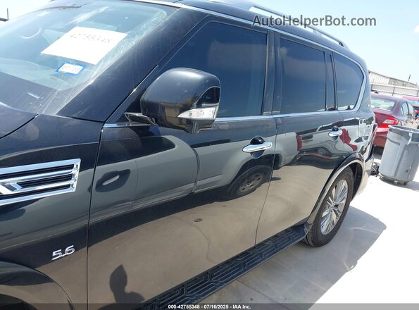 JN8AZ2NF0L9703864 2020 INFINITI QX80 Black Սալոնի 360 աստիճան տեսք