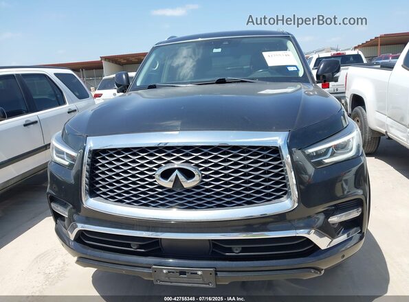 JN8AZ2NF0L9703864 2020 INFINITI QX80 Black Սարքավորումների վահանակի տեսք