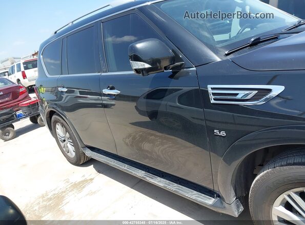 JN8AZ2NF0L9703864 2020 INFINITI QX80 Black Սալոնի հետևի տեսք
