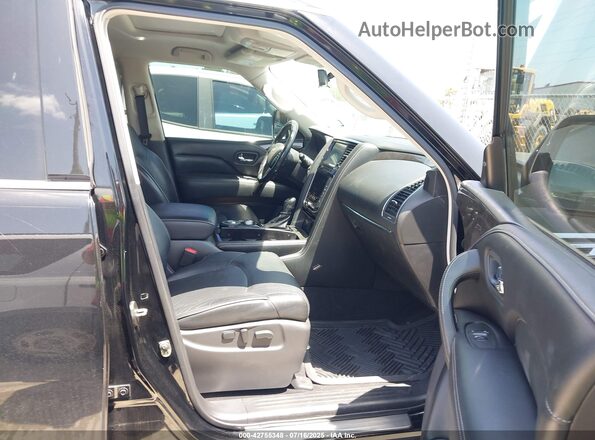 JN8AZ2NF0L9703864 2020 INFINITI QX80 Black Սալոնի դիմացի տեսք