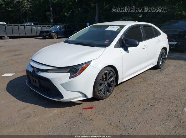 JTDEPMAE3MJ153779 2021 TOYOTA LL White წინა მარცხენა ხედი სამი მეოთხედიდან
