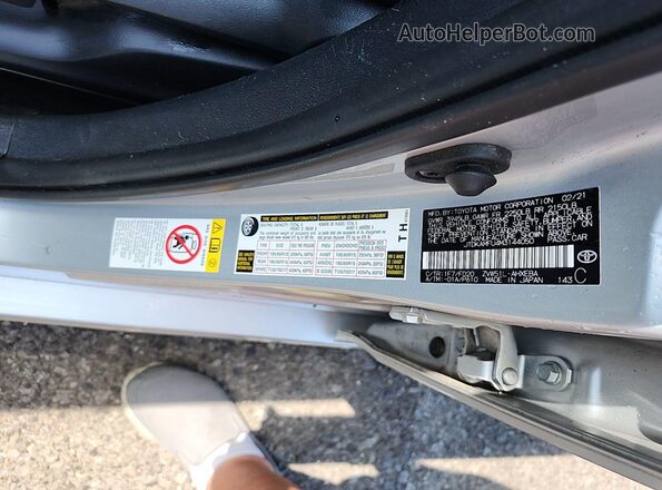 JTDKAMFU4M3144050 2021 TOYOTA LE  
