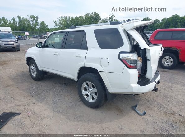JTEEU5JR1M5245463 2021 TOYOTA 4RUNNER White Tył lewy