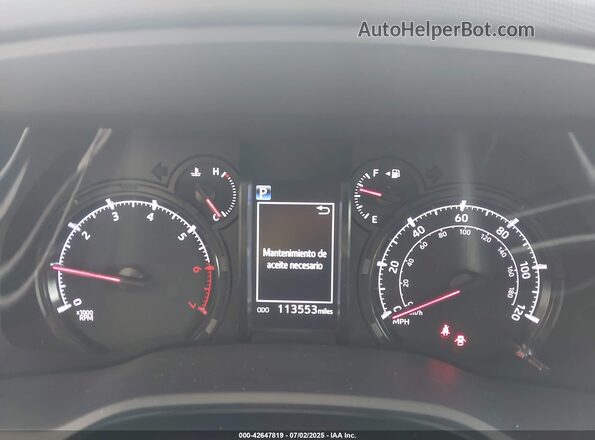 JTEEU5JR4M5232240 2021 TOYOTA 4RUNNER Silver უკანა სავარძლების ხედი