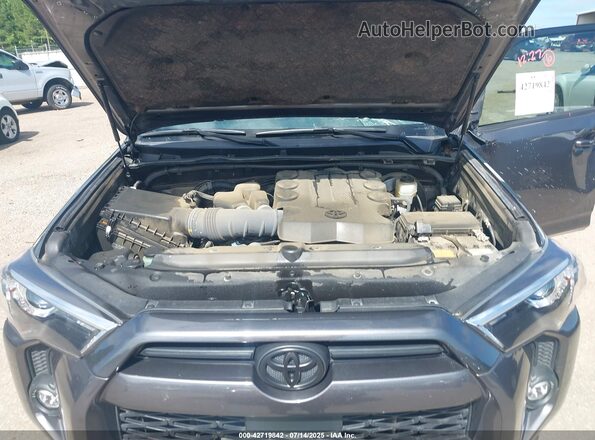 JTEFU5JR3M5250586 2021 TOYOTA 4RUNNER Gray უკანა ხედი