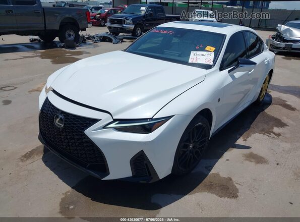 JTHAP1D27P5004589 2023 LEXUS IS 500 White 