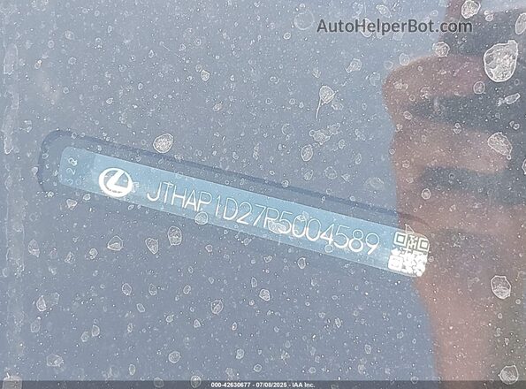 JTHAP1D27P5004589 2023 LEXUS IS 500 White 
