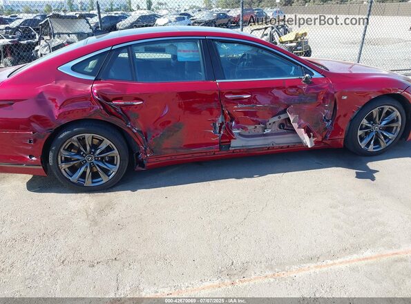JTHB51FF0J5004497 2018 LEXUS LS 500 Бордовый Вид спереди