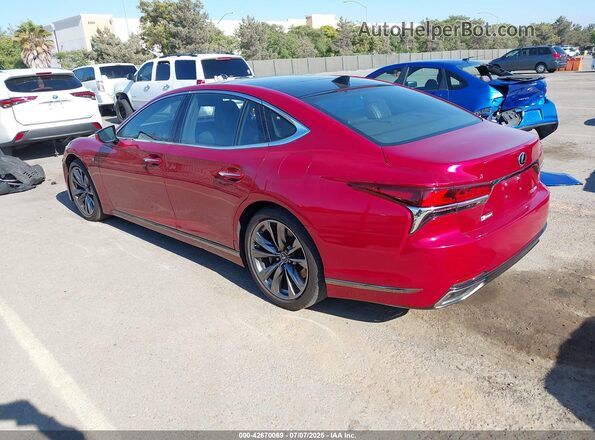JTHB51FF0J5004497 2018 LEXUS LS 500 Бордовый Задняя левая четверть