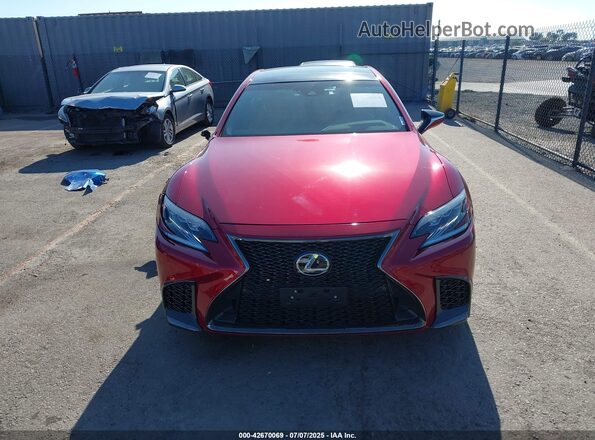JTHB51FF0J5004497 2018 LEXUS LS 500 Бордовый Вид задней части салона