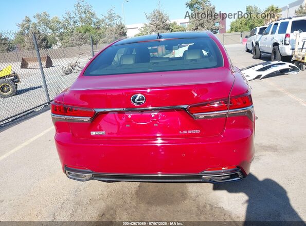 JTHB51FF0J5004497 2018 LEXUS LS 500 Бордовый 