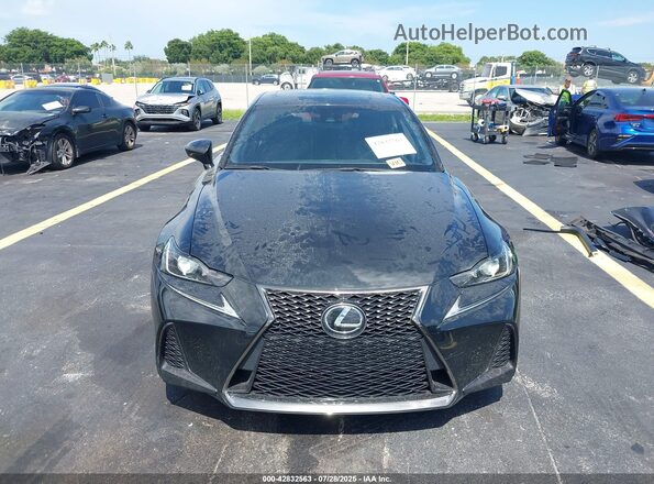 JTHBA1D29H5052506 2017 LEXUS IS 200T Black Vista interior trasera