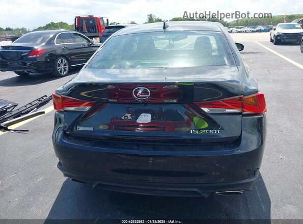 JTHBA1D29H5052506 2017 LEXUS IS 200T Black 