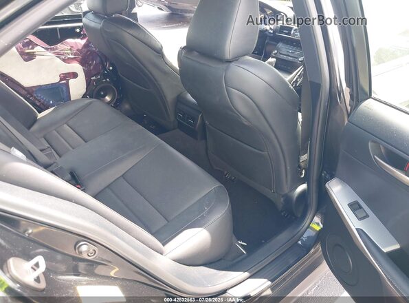 JTHBA1D29H5052506 2017 LEXUS IS 200T Black Vista de la etiqueta del VIN