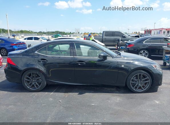 JTHBA1D29H5052506 2017 LEXUS IS 200T Black Vista interior de 360 grados