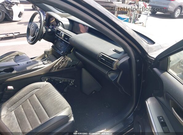 JTHBA1D29H5052506 2017 LEXUS IS 200T Black Vista interior delantera
