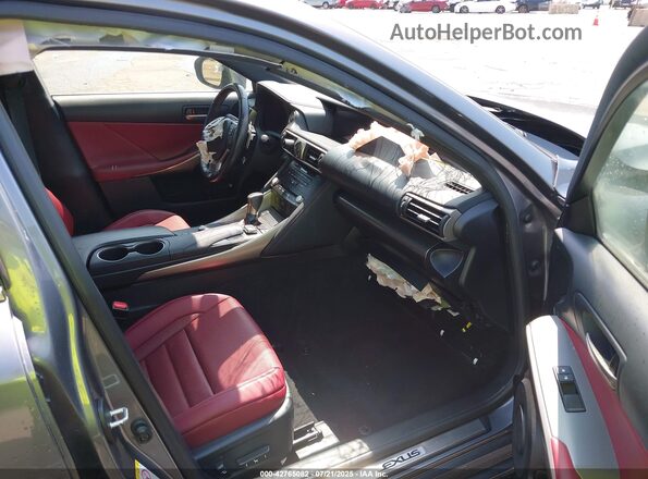JTHBE1D28H5031246 2017 LEXUS IS 350 Gray Widok wnętrza z przodu
