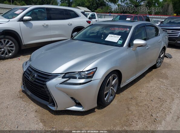 JTHBZ1BL6HA008894 2017 LEXUS GS 350 Серебряный Передняя левая четверть