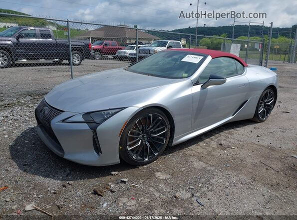 JTHGPAAY1NA105599 2022 LEXUS LC Серебряный Передняя левая четверть