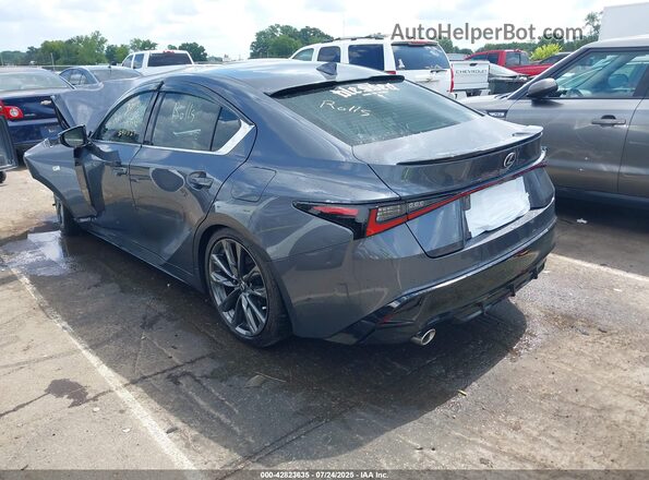 JTHGZ1B20P5067332 2023 LEXUS IS Серый Задняя левая четверть