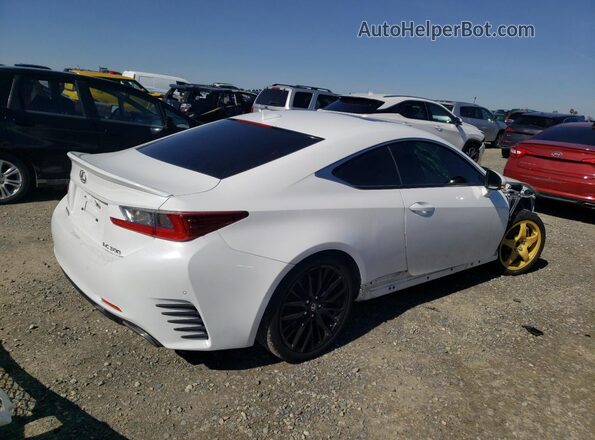 JTHHA5BC8J5008578 2018 LEXUS RC White Tył prawy