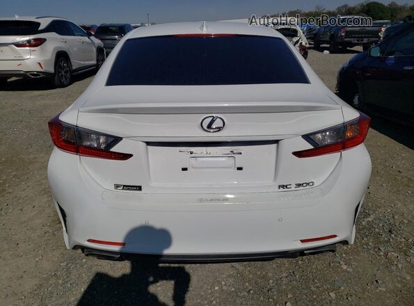 JTHHA5BC8J5008578 2018 LEXUS RC White Widok z tyłu