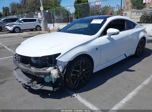 JTHHE5BC7H5017836 2017 LEXUS RC 350 White Առջևի ձախ երեք քառորդ տեսարան