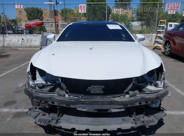 JTHHE5BC7H5017836 2017 LEXUS RC 350 White Առջևի վահանակի տեսք