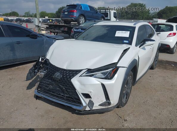JTHP3JBH3L2025481 2020 LEXUS UX 200 White Առջևի ձախ երեք քառորդ տեսարան