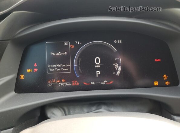JTJABABB8RA001095 2024 LEXUS RZ Black Widok zestawu wskaźników
